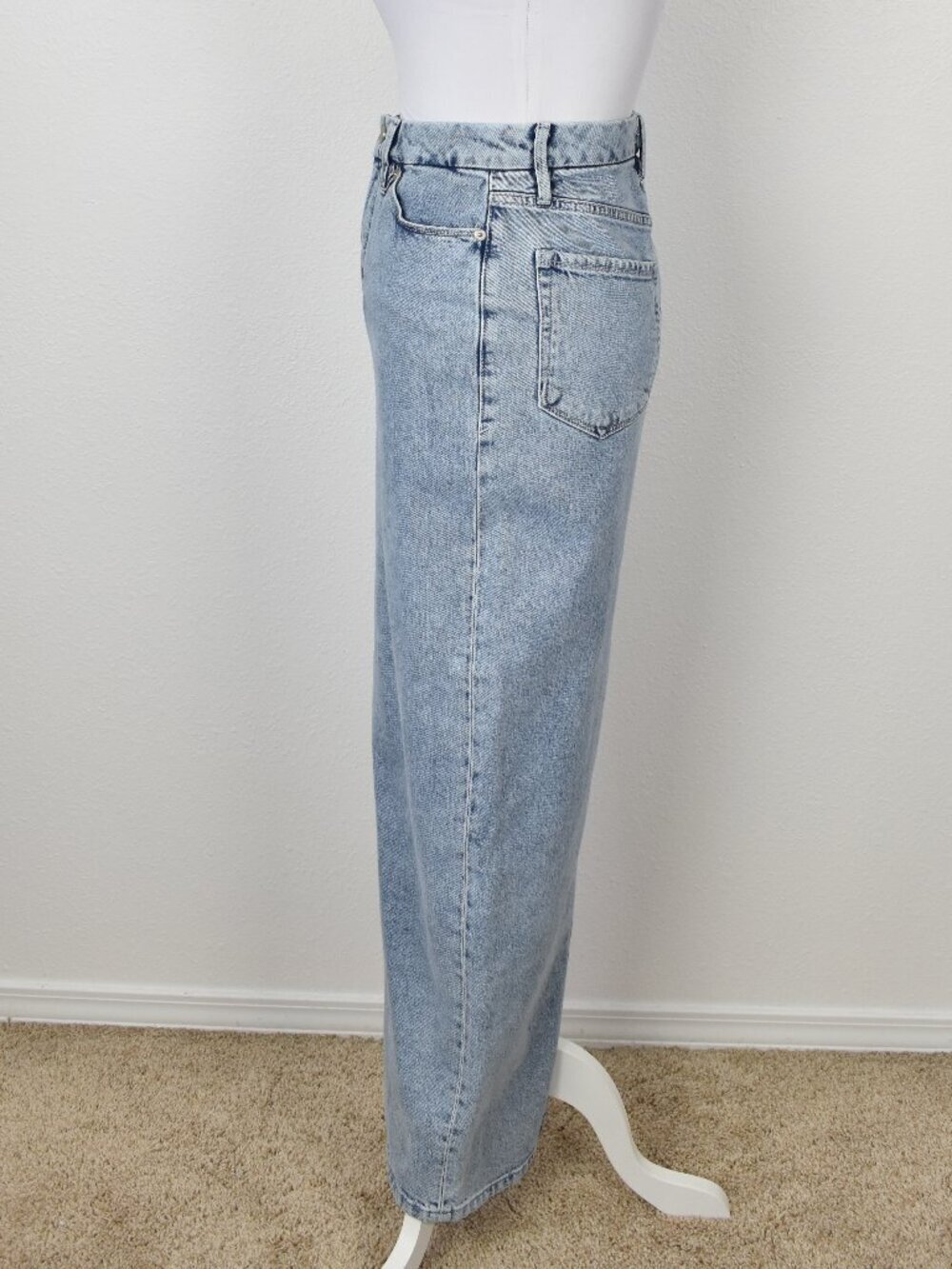Good American Uniform Maxi Skirt NEW - 0/25 - Picture 5 of 13